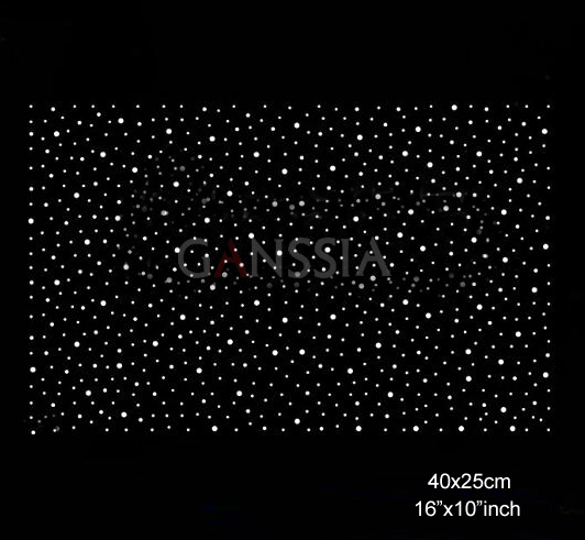 Hotfix Rhinestone Sheet - 4 Stks/partij (40X25Cm) Stijlvolle Sterren Hotfix