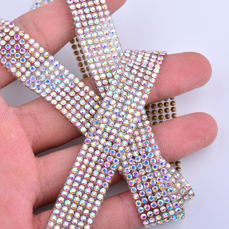 Junao 5Yard Crystal Ab Strass  - Hotfix Rhinestone Sheet recensie en prijs