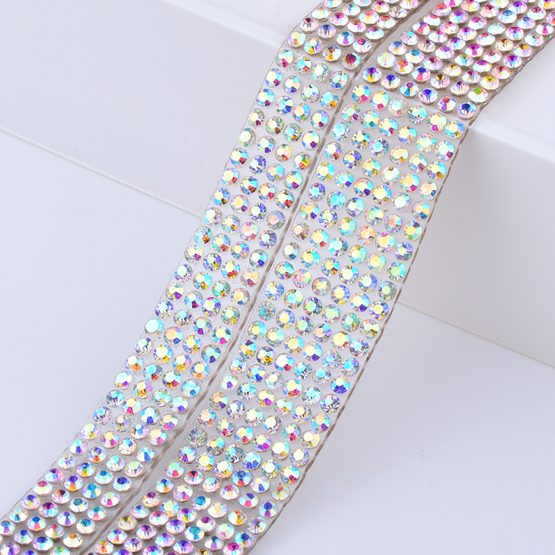 Junao 5Yard Crystal Ab Strass  - Hotfix Rhinestone Sheet recensie en prijs