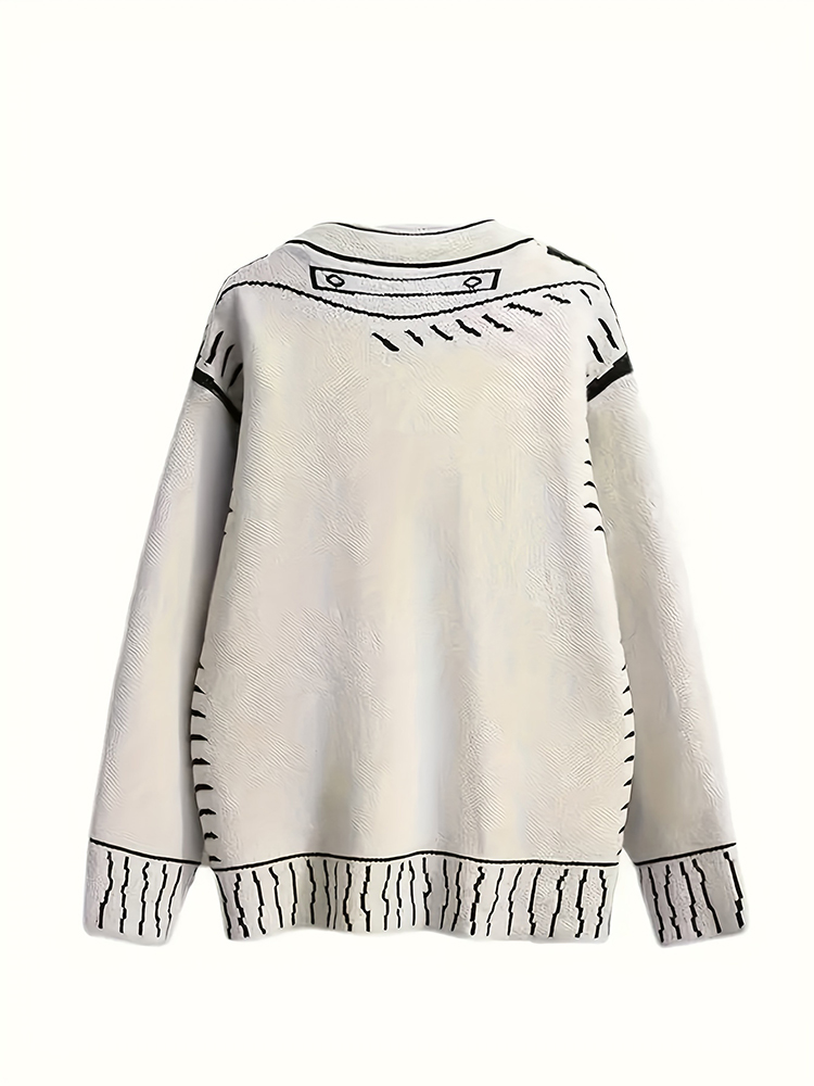 Plus Size Dames Vest Met Knope - Embellish Knit recensie en prijs