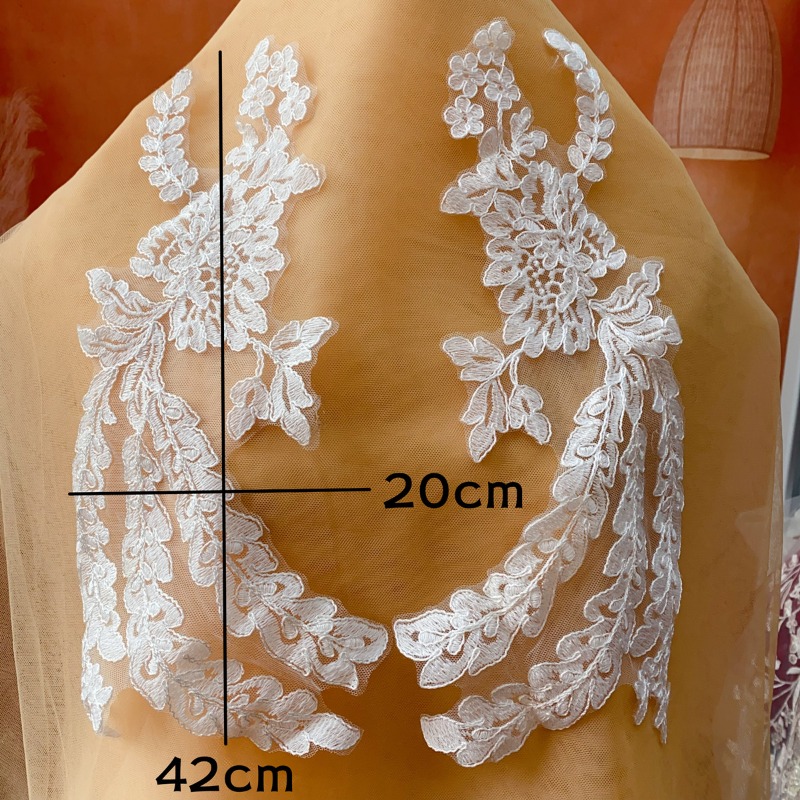 Gouden kantbies voor bruilofts - Craft Embellishments recensie en prijs