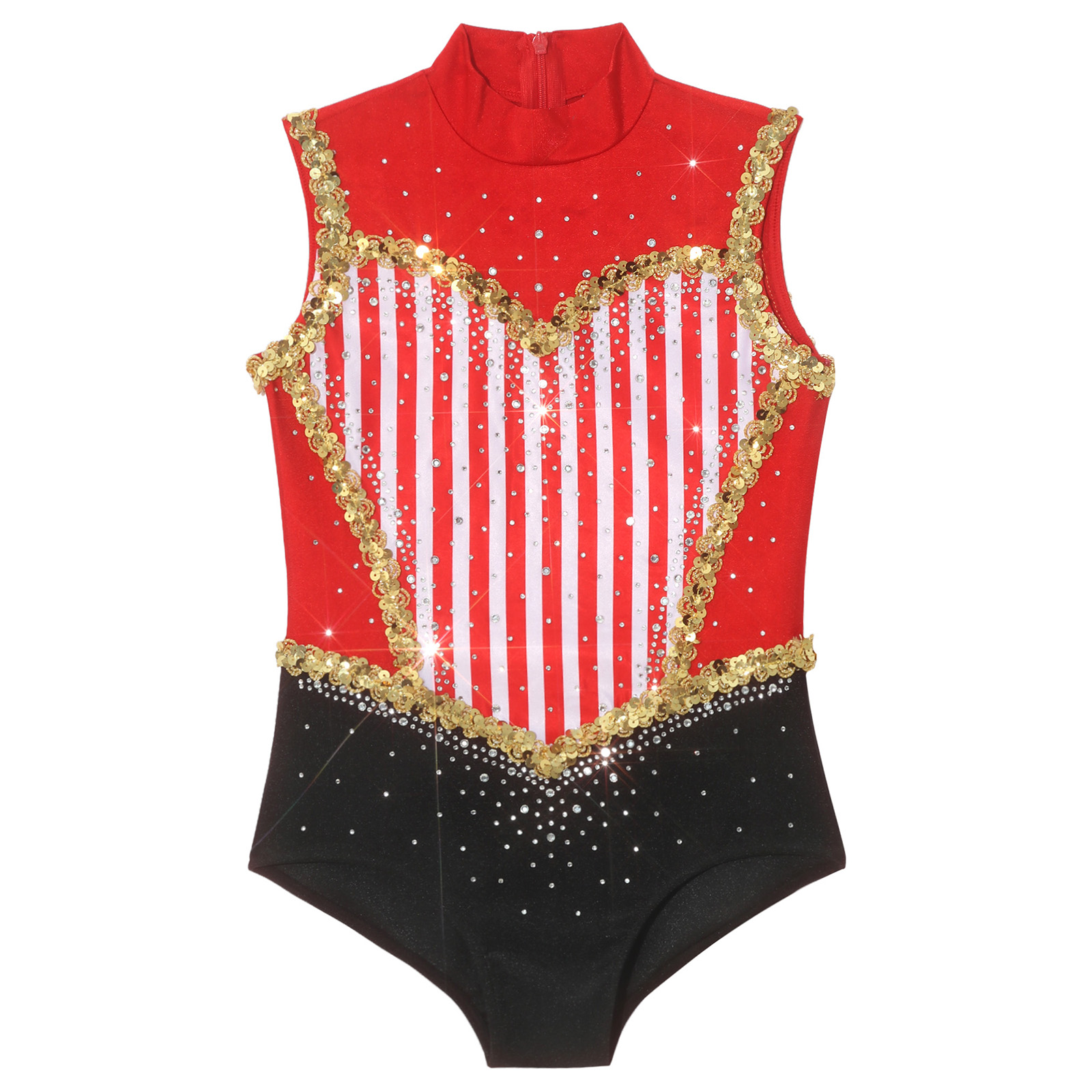 Kinderen Meisjes Strass Gymnas - Rhinestone Banding Trim recensie en prijs