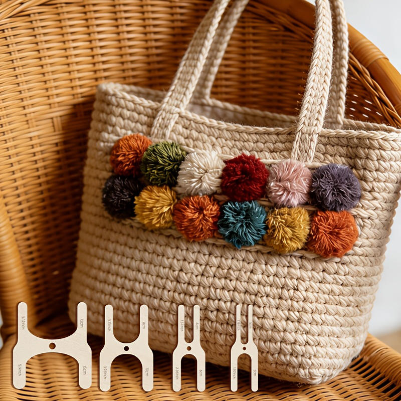 4-delige houten pomponmakerset - Pom Pom Maker Tool recensie en prijs