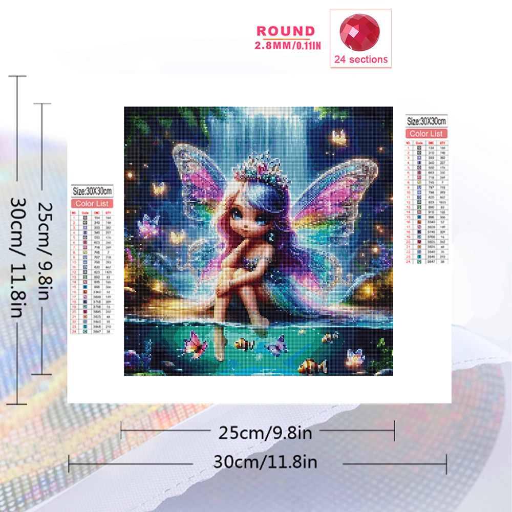 Momoart meisje diamant mozaïek - Embroidery Embellishments recensie en prijs