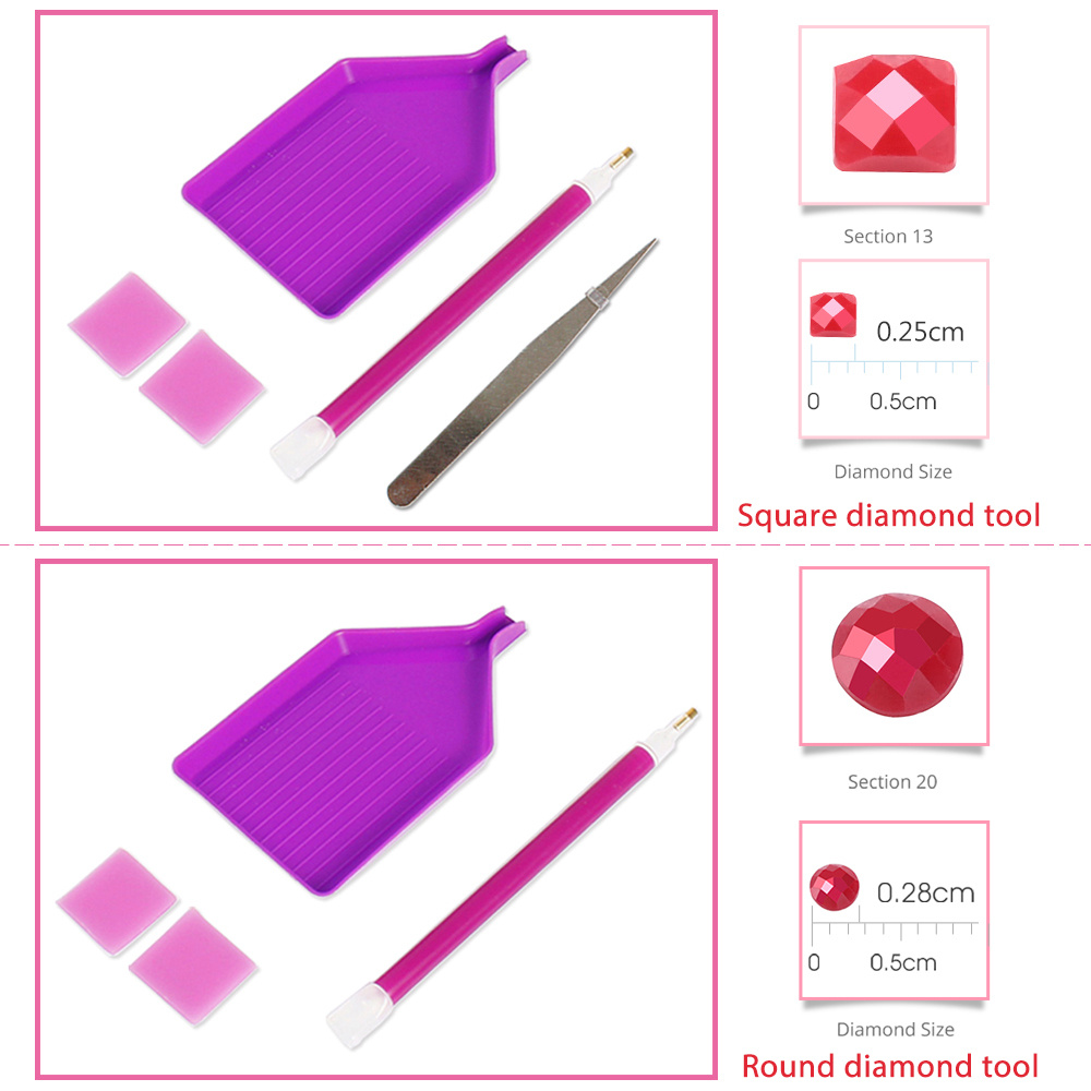 Momoart meisje diamant mozaïek - Embroidery Embellishments recensie en prijs