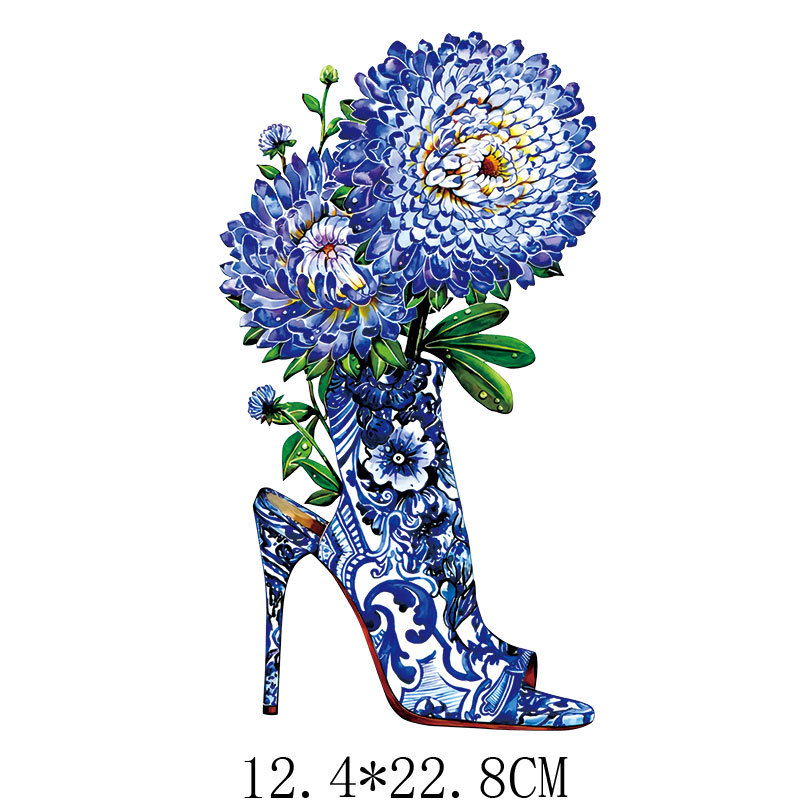 Hoge Hakken Bloemen Ijzer Op P - Applique Patch Flower recensie en prijs