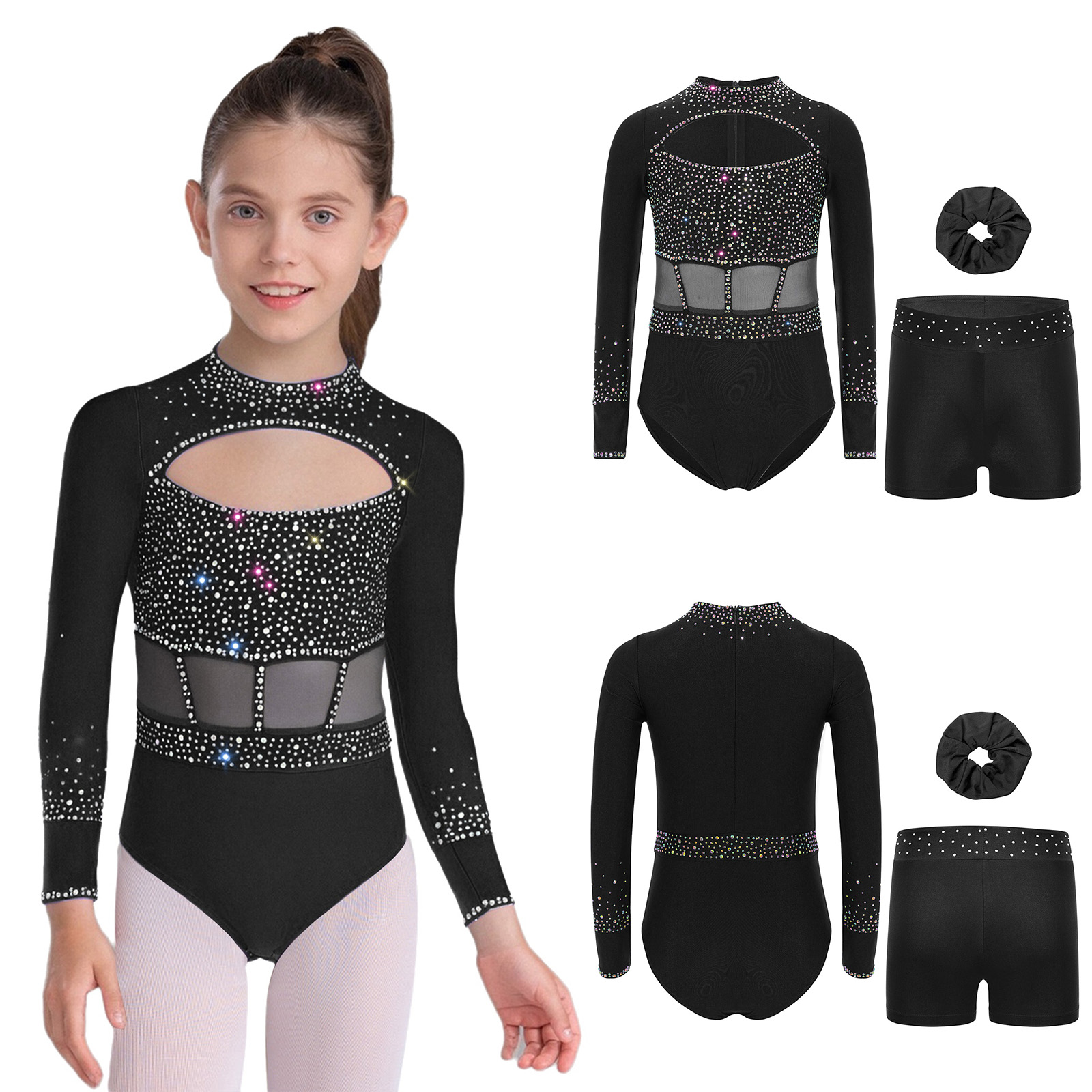 Sparkly strass balletdans body - Rhinestone Banding Trim recensie en prijs