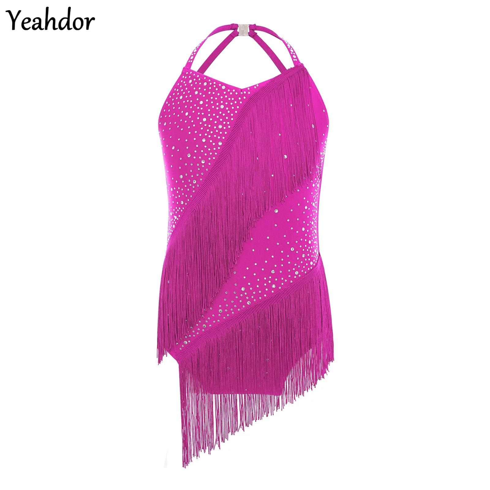 Meisjes Kwastje Latin Dans Tur - Rhinestone Banding Trim recensie en prijs
