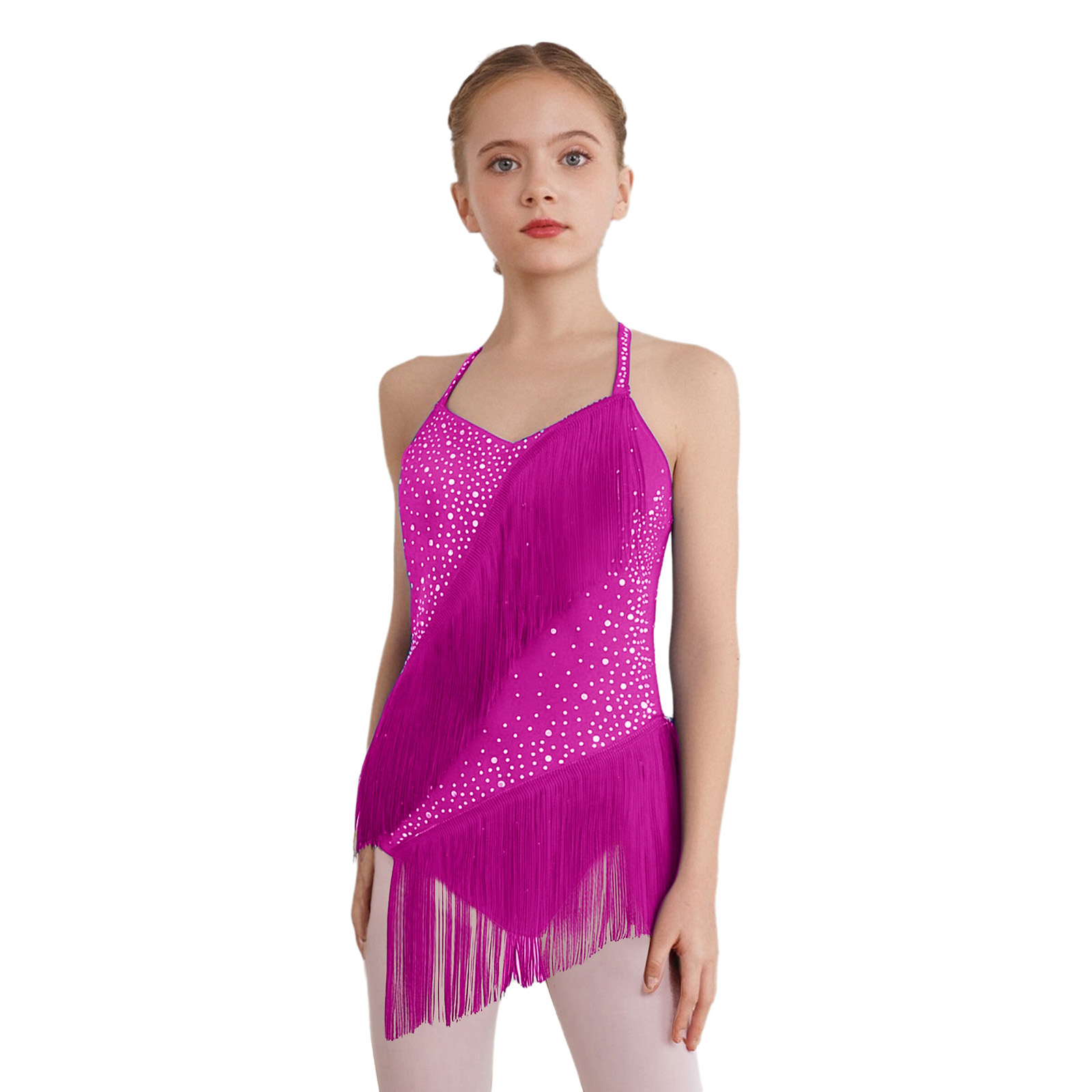 Meisjes Kwastje Latin Dans Tur - Rhinestone Banding Trim recensie en prijs